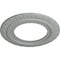 Ekena Millwork Claremont Ceiling Medallion (Fits Canopies up to 7"), 10 5/8"OD x 5 3/4"ID x 1/2"P, Primed White CM10CL - alternate 3